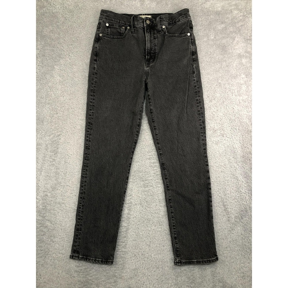 Madewell Jeans Womens 29x27.5 (Tag 27) Black The Perfect Vintage Straight